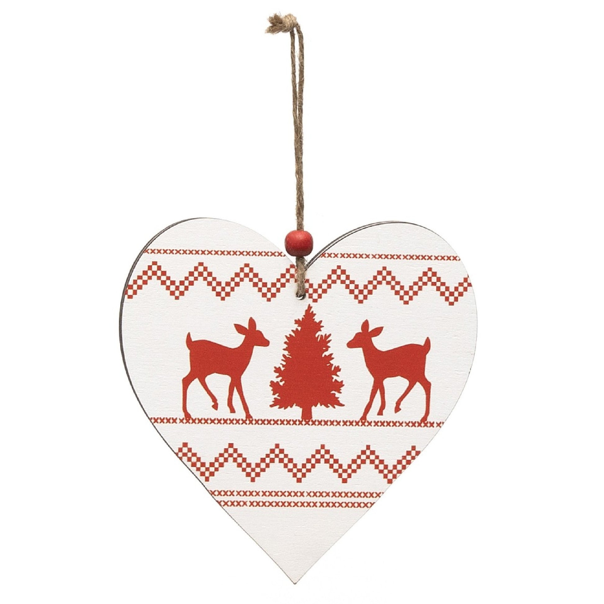 Swedish Heart Ornament, Ornament, Holiday Decor- Set of 6