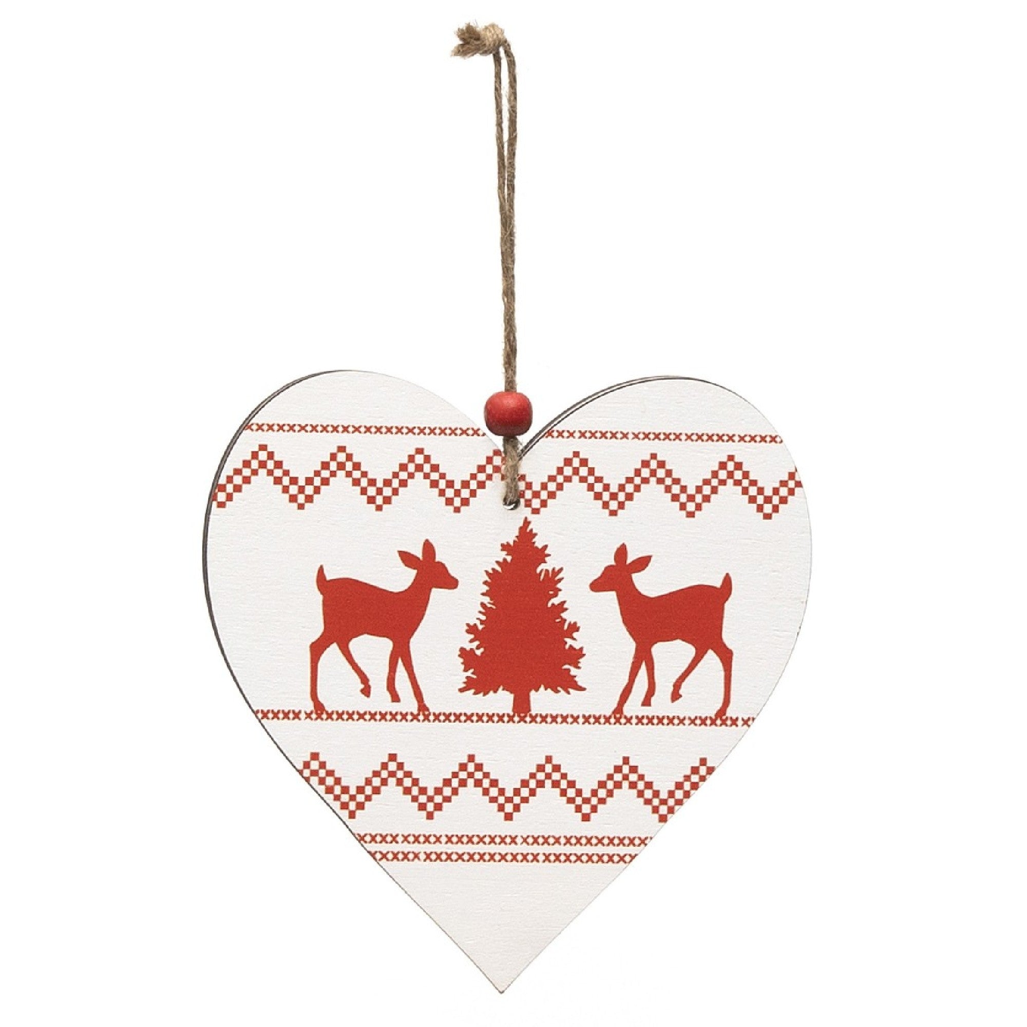 Swedish Heart Ornament, Ornament, Holiday Decor- Set of 6