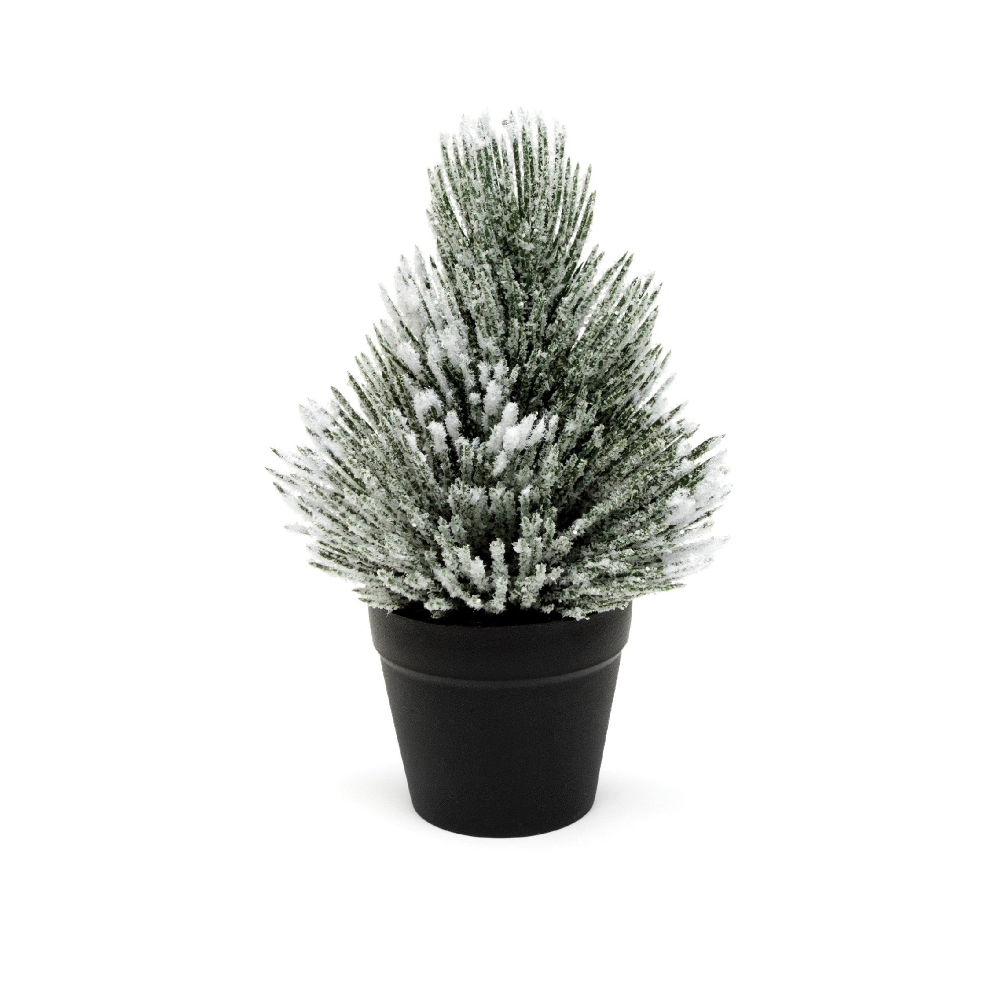 Pine Tree with Snow Small, Christmas, Holiday Decor- Set of 6