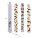 Dog Print Nail File 48/Display Assorted - Set of 4
