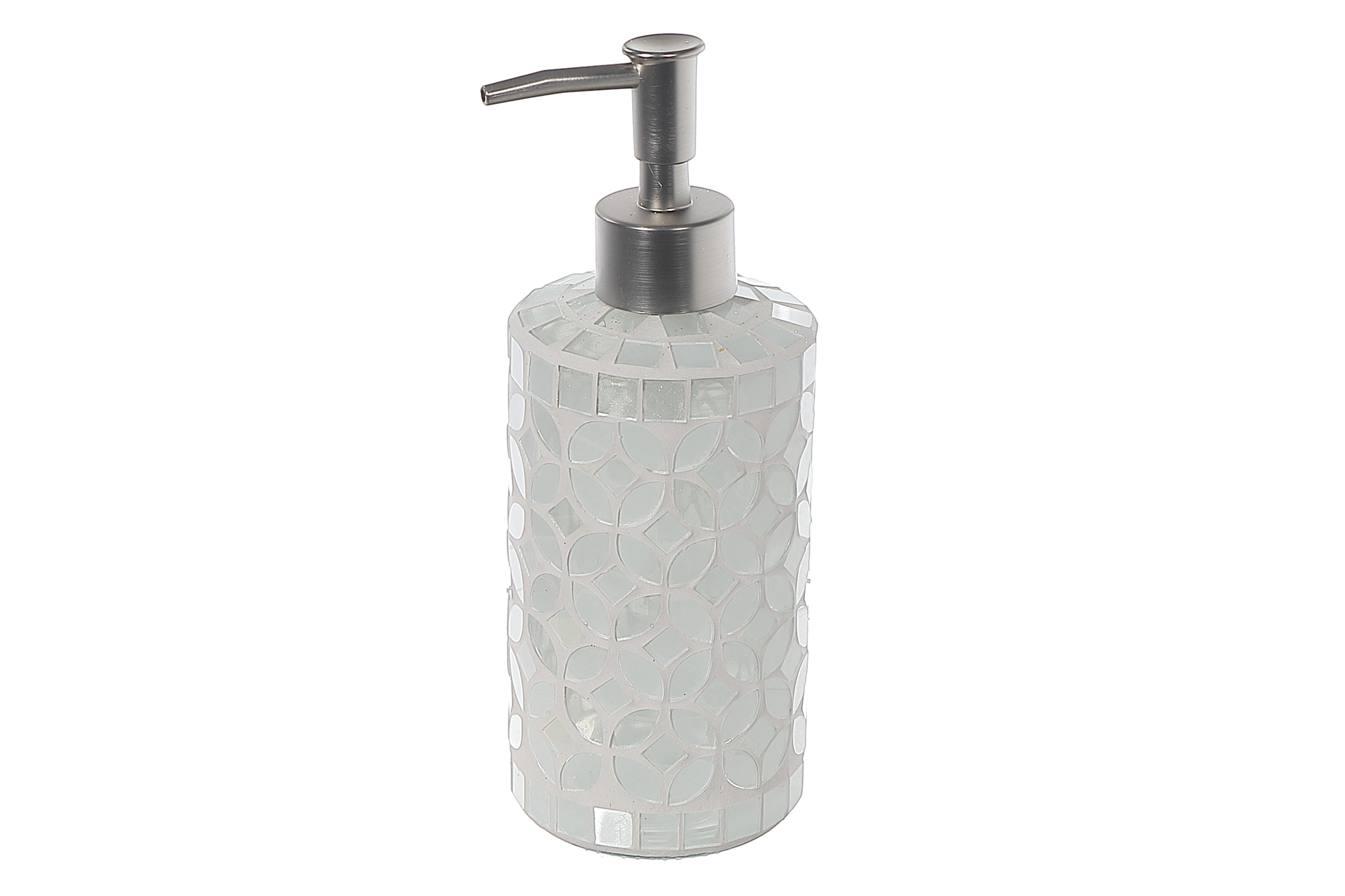 Mosaic Glass Lotion Dispenser – Bathroom Accessory, Vanity Decor