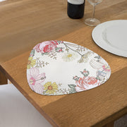 Pebble Shaped PVC Placemat Modern Non Slip Dining Table Mat Heat Resistant