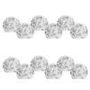 Pvc Placemat Round W/Edge Sepia Vintage Bloom - Set of 12