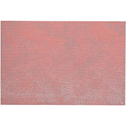 Tropics Pattern Vinyl Placemat – Orange, Set of 12, Durable Tableware