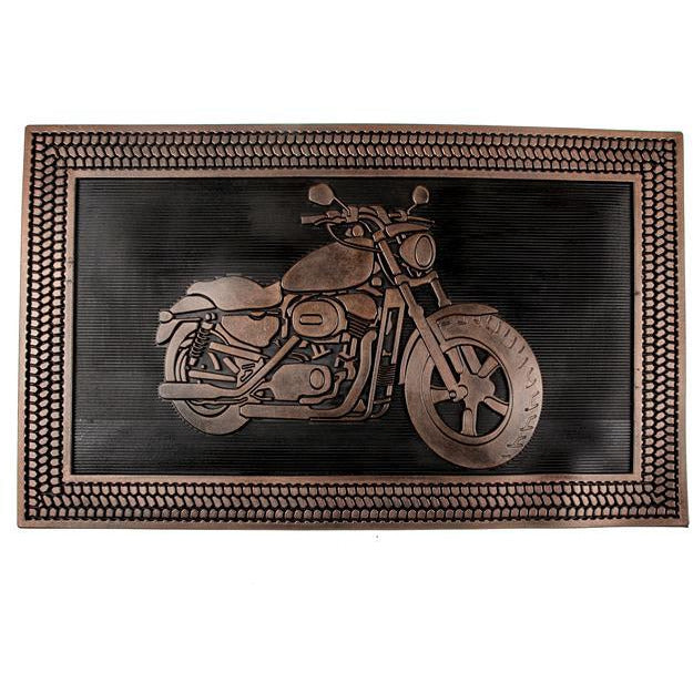 Harley Motorcycle Rubber Mat, Indoor/Outdoor