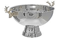 Stainless Steel Wine Tub with Reindeer 15.74" – Holiday Wine Cooler