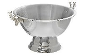 Stainless Steel Wine Tub with Reindeer 13.38" – Christmas Party Décor