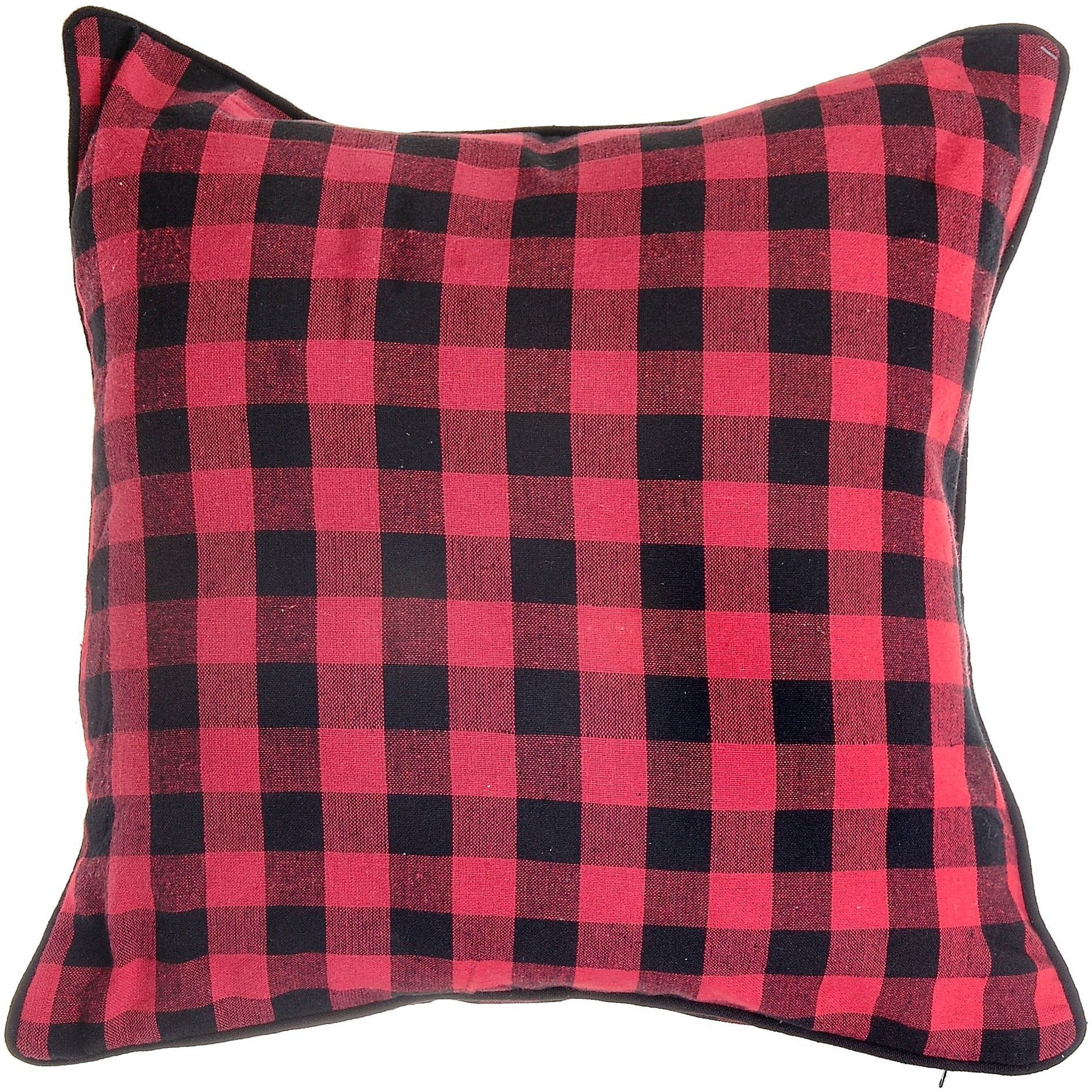 Buffalo Print Cotton Cushion – 18x18 Inch, Set of 2, Decorative Throw Pillow