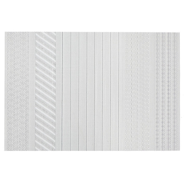 Vinyl Placemat (Regalia) (Silver) - Set of 12