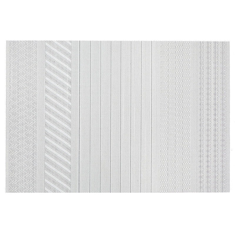Vinyl Placemat (Regalia) (Silver) - Set of 12