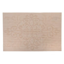 Vinyl Placemat Damask Natural - Set of 12