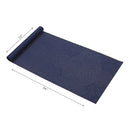 Vinyl Table Runner 54" Damask Navy Blue - Set of 2