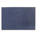 Vinyl Placemat Damask Navy Blue - Set of 12