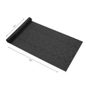 Vinyl Table Runner 54" Diamond Band Black - Set of 2