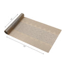 Vinyl Table Runner 72" Diamond Band Gold - Set of 2