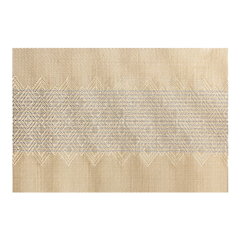 Vinyl Placemat Diamond Band Gold - Set of 12