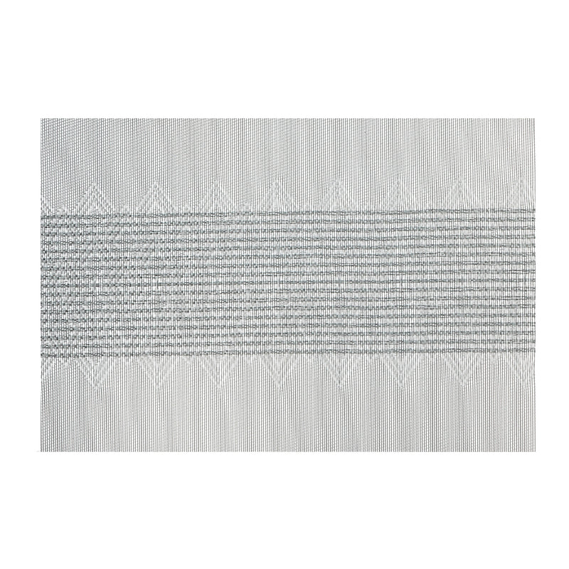 Vinyl Placemat Diamond Band Silver - Set of 12
