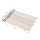 Vinyl Table Runner 54" Diamond Band White - Set of 2