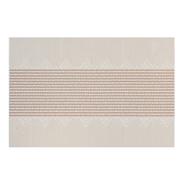 Vinyl Placemat Diamond Band White - Set of 12