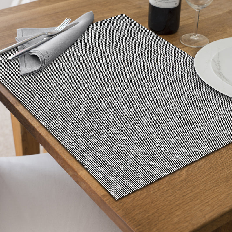 Vinyl Placemat Windmill Black - Set of 12