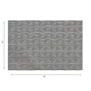 Vinyl Placemat Windmill Black - Set of 12