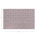 Vinyl Placemat Windmill Burgundy - Set of 12