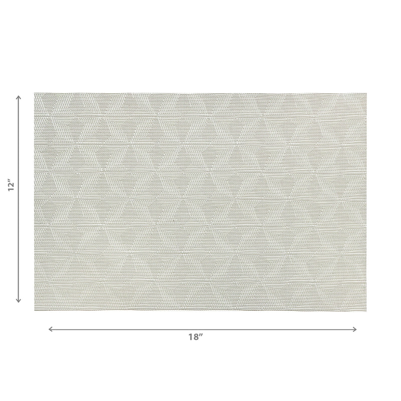 Vinyl Placemat Windmill Light Green - Set of 12