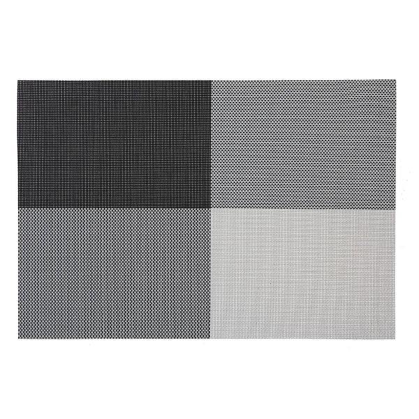 Vinyl Placemat Tempo Black - Set of 12