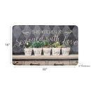 Memory Foam Floor Mat Bevel Seasoned Loved