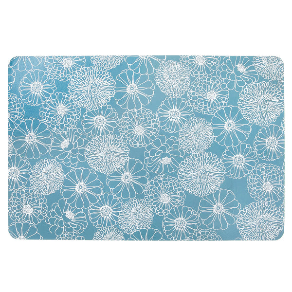 Memory Foam Floor Mat Chrysanthemum Floral