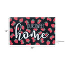 Printed Rubber Floor Mat Sweet Home Strawberry