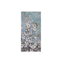 Hand Painted Canvas Wall Art (White Anemone) - Set of 2
