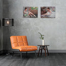 Hand Painted Canvas Wall Art Ballerina - Set of 2