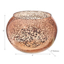 Mercury Curved Tealight Holder Bronze - Set of 2