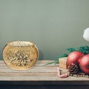 Mercury Curved Tealight Holder Gold - Set of 2