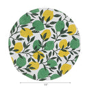 Printed Round Cotton Rope Placemat Lemon Branches - Set of 12