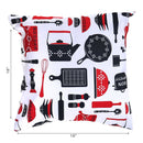 Polyester Digital Print Cushion Kitchenware 18 X 18 - Set of 2