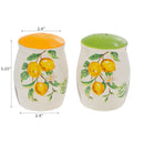 Ceramic Lemon Salt & Pepper Shaker Set