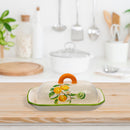 Ceramic Lemon Butter Dish With Lid