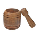 Mango Wood Mortar & Pestle 4"