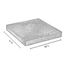 Polyester Tufted Chairpad (18 X 18) (Red) - Set of 2