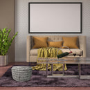 Cross Stripes Outdoor Inflatable Pouf Charcoal Gray