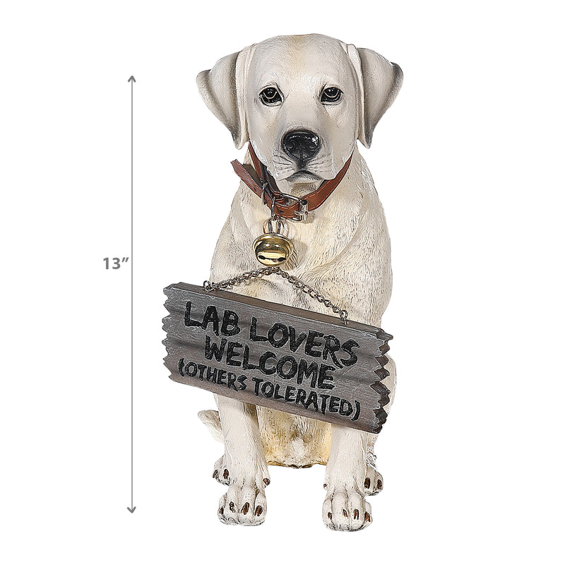 Labrador With Sign Retrievin'