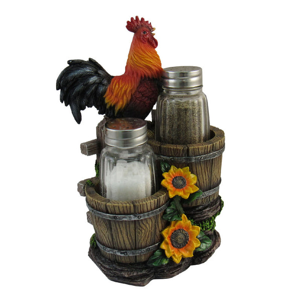 Salt And Pepper Shaker (Rooster Sunrise)