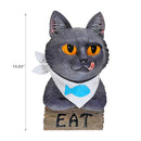 Eat Cat Sign Feline Feast