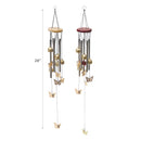 28" Round Windchime With Bells & Butterfly Asstd - Set of 2