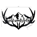 Metal Black Wall Decor Wild Woods Lodge