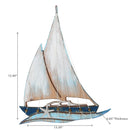 Polyresin Sail Boat Wall Decor