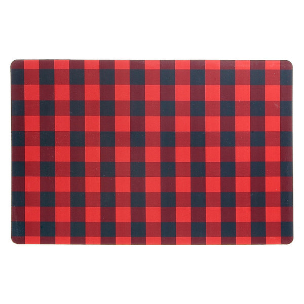 Plastic Placemat (Buffalo Plaid) - Set of 12