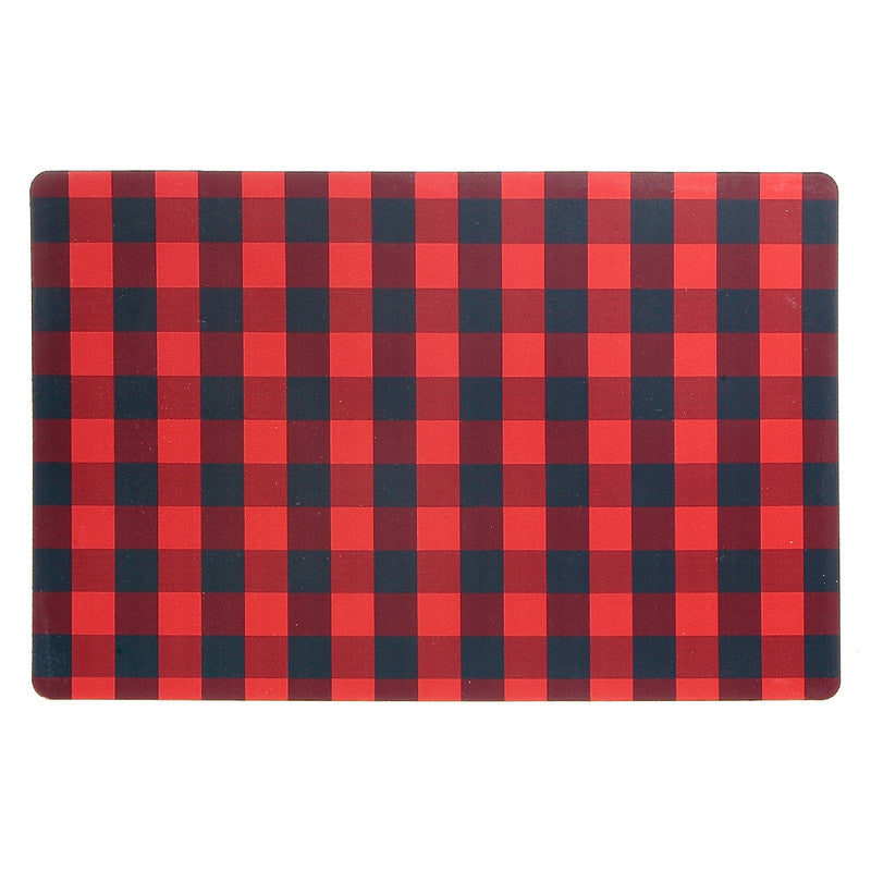 Plastic Placemat (Buffalo Plaid) - Set of 12